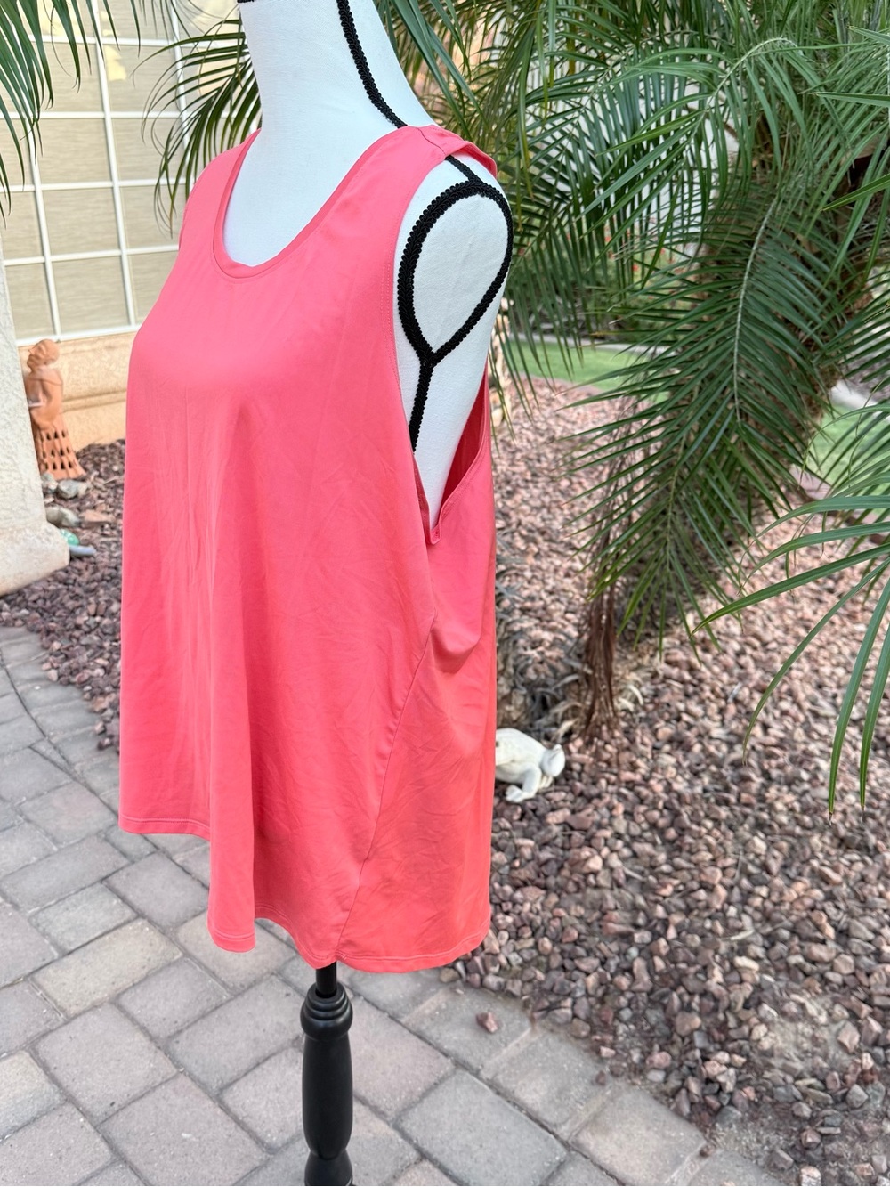 Athletic Works - Women’s Sleeveless Tank Top - Coral Pink - Size XXL (20)